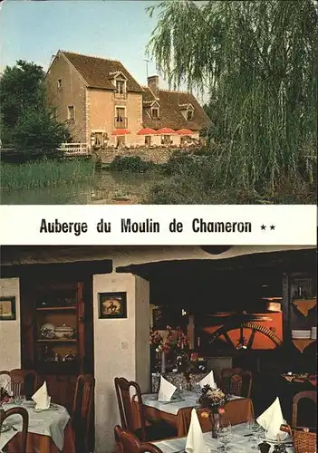 Charenton du Cher Auberge du Moulin de Chameron Restaurant Kat. Charenton du Cher