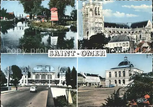 Saint Omer Pas de Calais Teilansichten Kathedrale Kat. Saint Omer