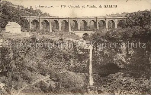 Salins Mauriac Cascade et Viaduc Kat. Salins