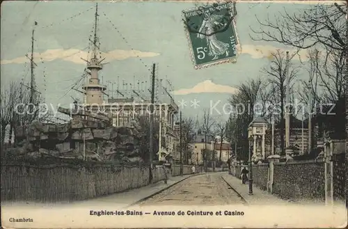 Enghien les Bains Avenue de Ceinture et Casino Kat. Enghien les Bains