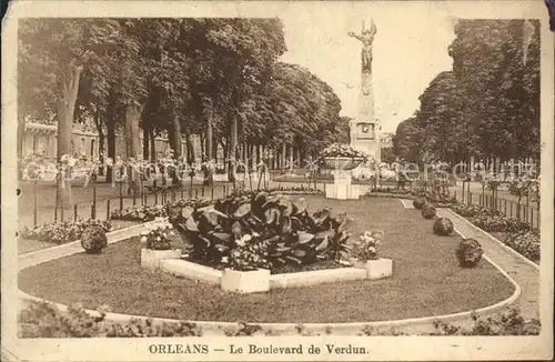Orleans Loiret Boulevard de Verdun Monument Kat. Orleans