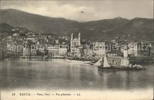 Bastia Vieux Port vue generale Kat. Bastia