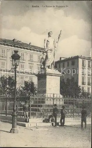 Bastia Statue de Napoleon I Monument Kat. Bastia