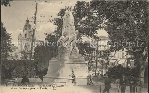 La Rochelle Charente Maritime Monument des soldats et marins morts pour la Patrie Kat. La Rochelle