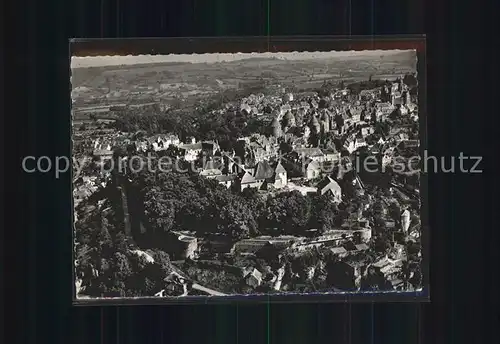 Semur en Auxois Vue generale les Remparts vue aerienne Kat. Semur en Auxois