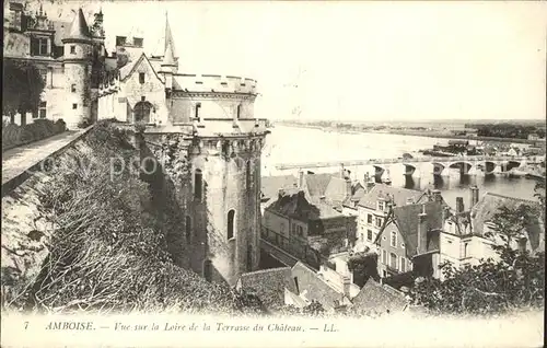 Amboise Loire Terrasse du Chateau Kat. Amboise