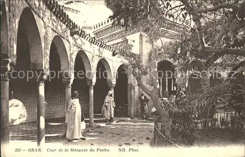 Oran Algerie cour del Mosquee du Pacha Kat. Oran