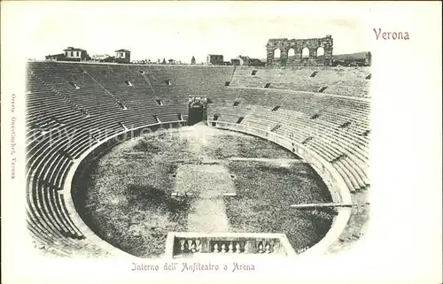 Verona Veneto Anfiteatro Arena Interno Kat. Verona