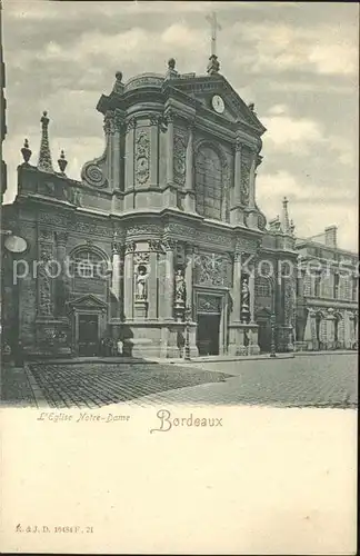 Bordeaux Eglise Notre Dame Kat. Bordeaux