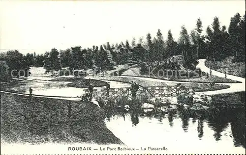 Roubaix Parc Barbieux Passerelle Kat. Roubaix