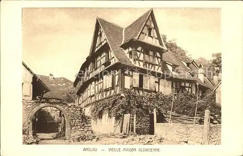 Andlau Vieille Maison Alscacienne Kat. Andlau