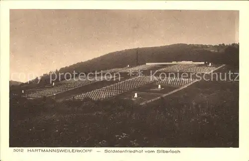 Hartmannsweilerkopf Soldatenfriedhof am Silberloch Kat. Hartmannswiller