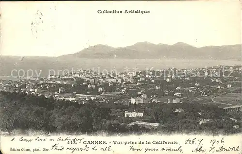 Cannes Alpes Maritimes  Kat. Cannes