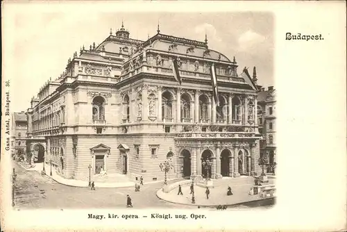 Budapest Opera Kat. Budapest