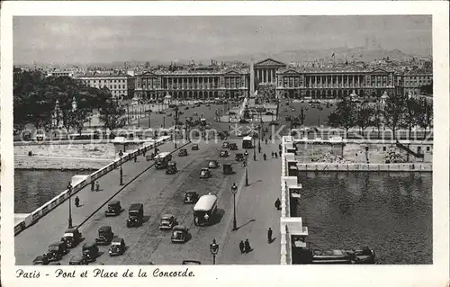 Paris Pont et Place de la Concorde Kat. Paris