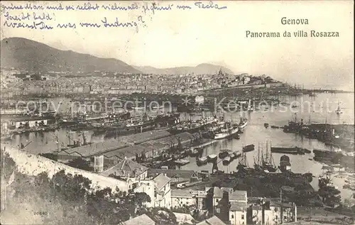 Genova Genua Liguria Rosazza Kat. Genova