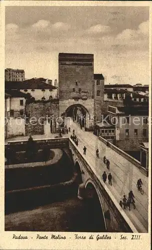 Padova Ponte Molino Torre Galileo Kat. Padova