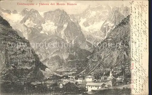 Mont Blanc Courmayeur Catena Monte Bianco Kat. Chamonix Mont Blanc