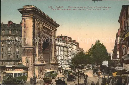 Paris Boulevard Porte Saint Denis  Kat. Paris