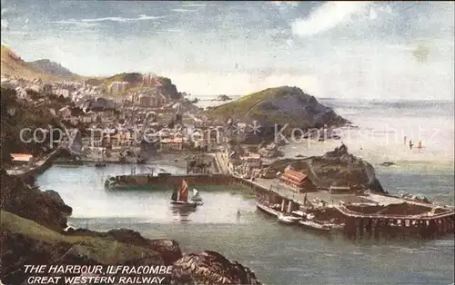 Ilfracombe North Devon Harbour Great Western Railway / North Devon /Devon CC