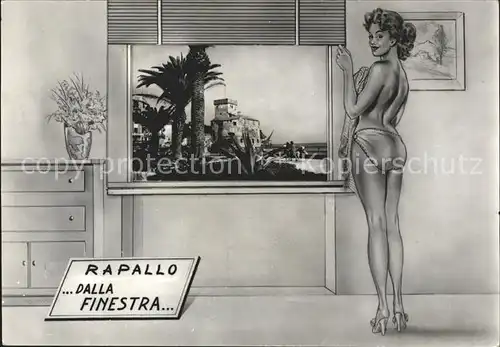 Rapallo Liguria Finestra Frau  Kat. Rapallo