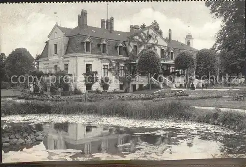 Kadyny Schloss Teich Kat. Cadinen Westpreussen