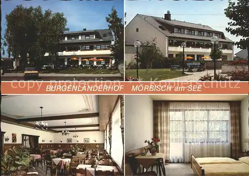 Moerbisch See Gasthof Burgenlaenderhof Gaststube Zimmer Kat. Moerbisch am See