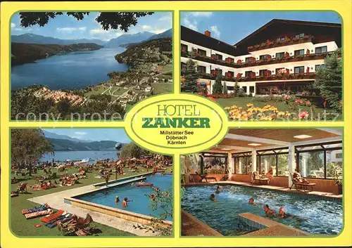 Doebriach Hotel Zanker Millstaetter See Schwimmbad Kat. Radenthein