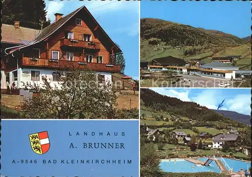 Bad Kleinkirchheim Kaernten Landhaus Brunner Schwimmbad Kat. Bad Kleinkirchheim