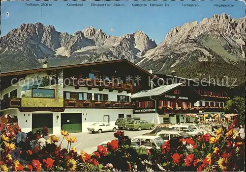 Ellmau Tirol am Wilden Kaiser Alpengasthof Wochenbrunn Kat. Ellmau