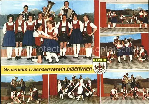 Biberwier Tirol Trachtenverein Details Kat. Biberwier