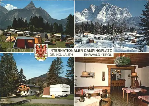 Ehrwald Tirol Int Campingplatz Panorama Restaurant / Ehrwald /