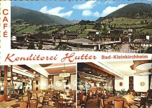 Bad Kleinkirchheim Kaernten Panorama Cafe Konditorei Hutter Gastraum Kat. Bad Kleinkirchheim