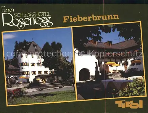 Fieberbrunn Tirol Schlosshotel Rosenegg Restaurant Weinfass Kat. Fieberbrunn