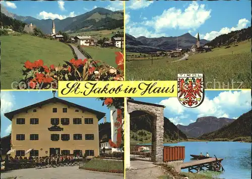 St Jakob Haus Loferer Steinberge Kitzbueheler Horn Gasthof zur Post Pillersee Kat. St. Jakob in Haus