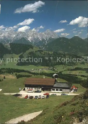 Fieberbrunn Tirol Alpengasthof Laerchfilzhochalm Kat. Fieberbrunn