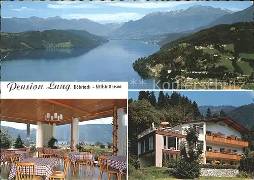 Doebriach Pension Lang Millstaettersee Gastraum Kat. Radenthein