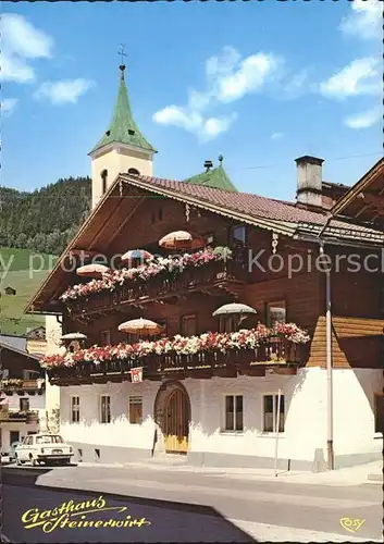 Wagrain Salzburg Gasthaus Steinerwirt Kat. Wagrain