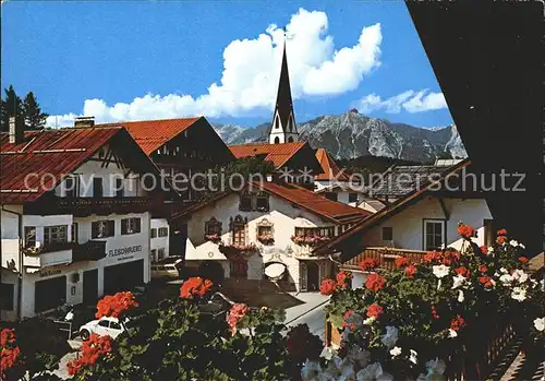 Seefeld Tirol mit Wettersteingebirge Kat. Seefeld in Tirol