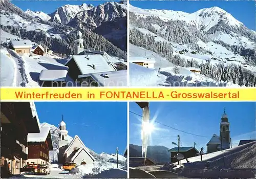 Fontanella Panorama Orts und Teilansichten Kat. Fontanella