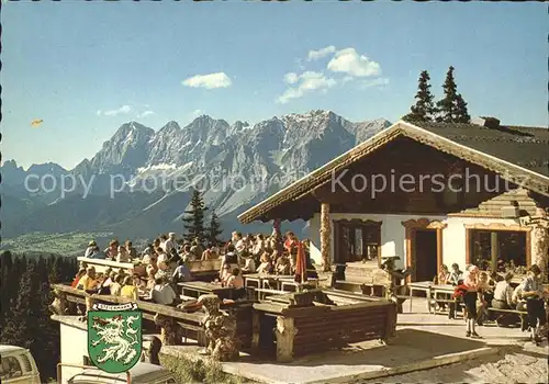 Schladming Obersteiermark Gaststaette Tauernblick Planai Terrasse Kat. Schladming