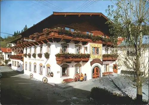 Koessen Tirol Gasthof Pension Sonnenhof Kat. Koessen