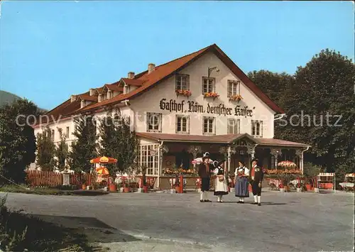 Moetz Gasthof Pension Roemisch deutscher Kaiser Landestrachten Kat. Moetz