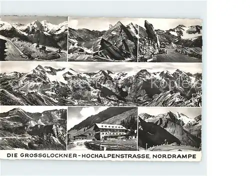 Grossglockner Hochalpenstrasse Nordrampe Teilansichten Kat. Heiligenblut