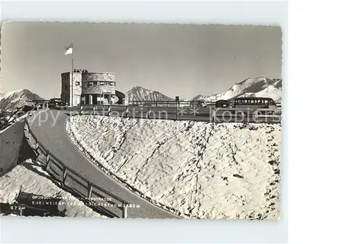 Grossglockner Hochalpenstrasse mit Edelweissspitze Aussichtsturm Kat. Heiligenblut