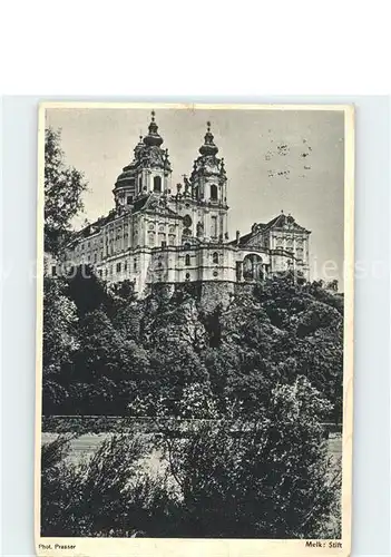 Melk Donau Stift Kat. Melk Wachau