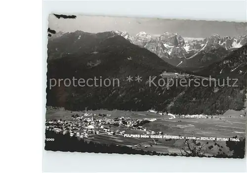 Fulpmes Tirol Panorama Kat. Fulpmes