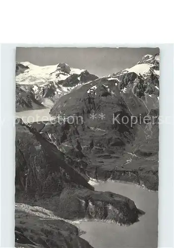 Kaprun Kraftwerksanlagen Stausee Wasserfall  und Mooserboden Kat. Kaprun