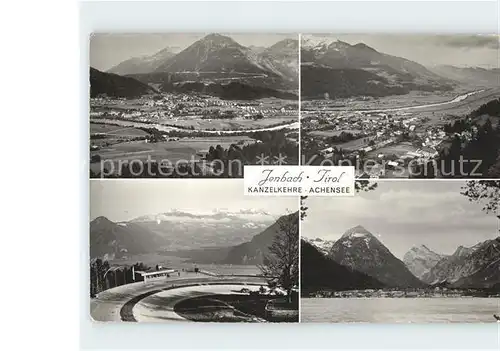 Jenbach Panorama Kanzelkehre Achensee Kat. Jenbach