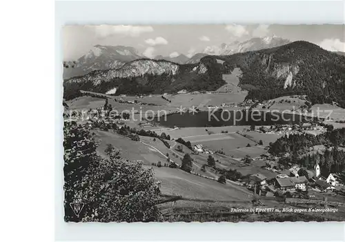 Thiersee mit Kaisergebirge Kat. Thiersee